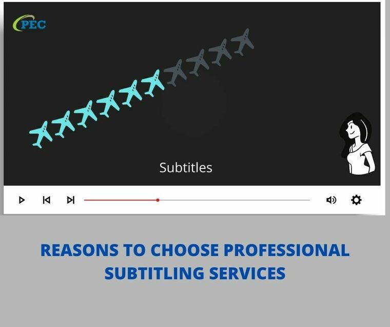 Large reasons to choose professional subtitling services