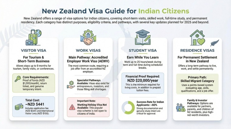 New Zealand Visa Types