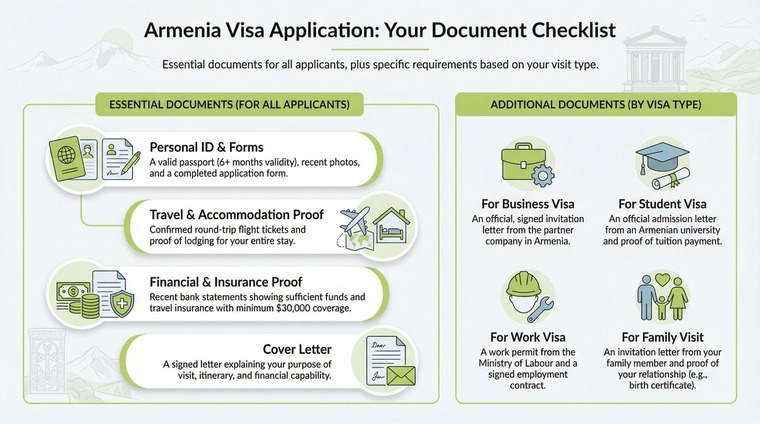 Armenia Document Checklist Armenia Document Checklist