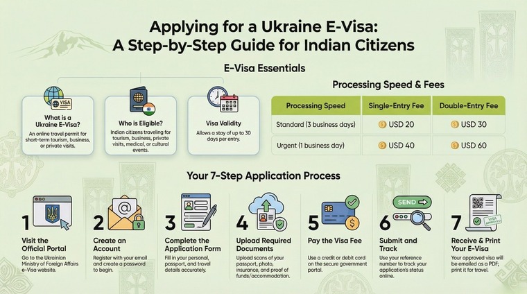 Ukraine E visa Guide for indian