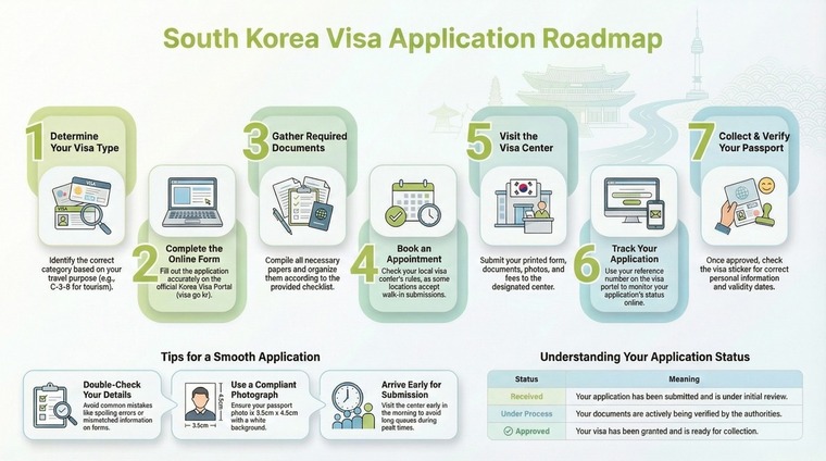 South Korea Visa Application Roadmap