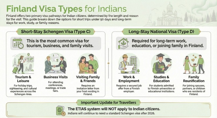  Finland Visa Types for Indians