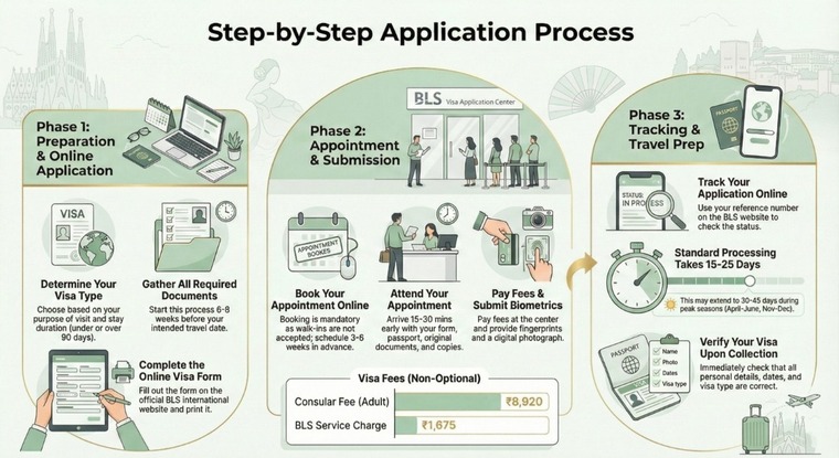Step-by-Step Visa Application Process