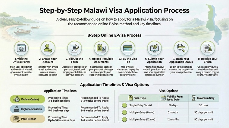 Step by Step Malawi Visa Application Process