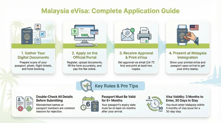 Malaysia eVisa Complete Application Guide