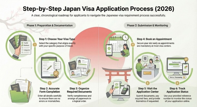Step by Step Japan Visa Application Process