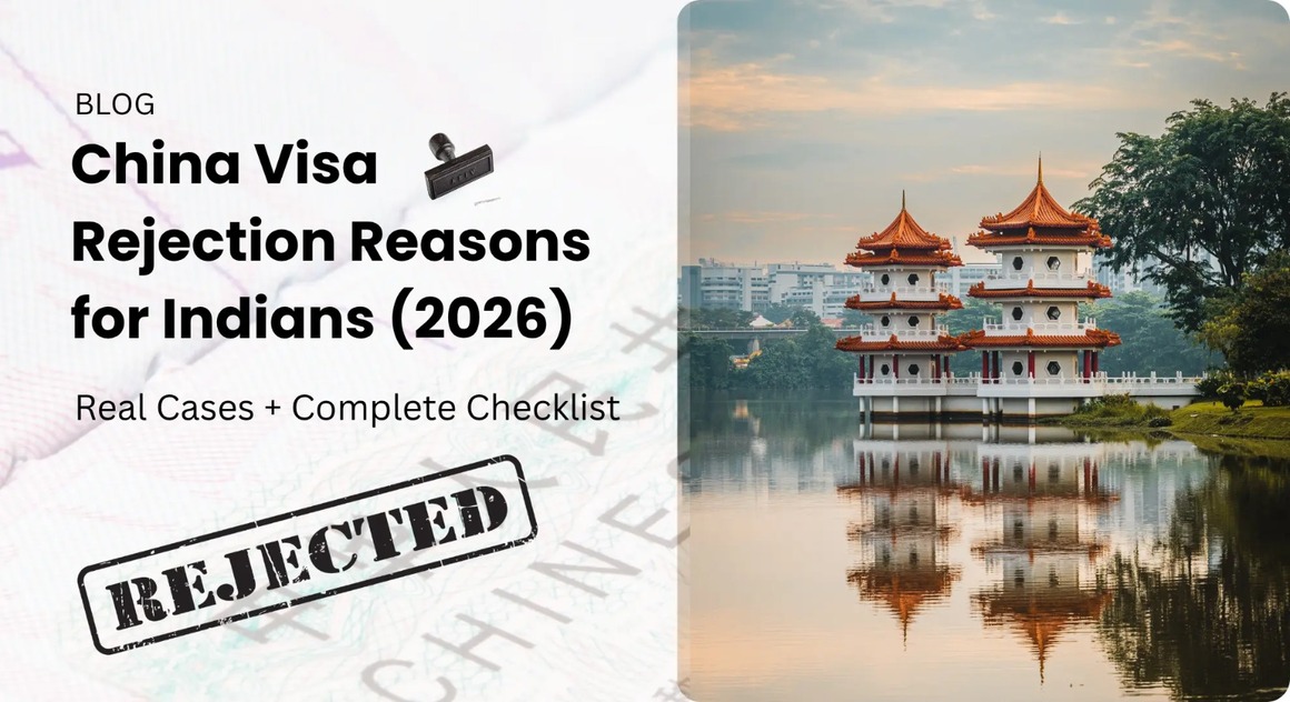 China visa rejection reasons for indians